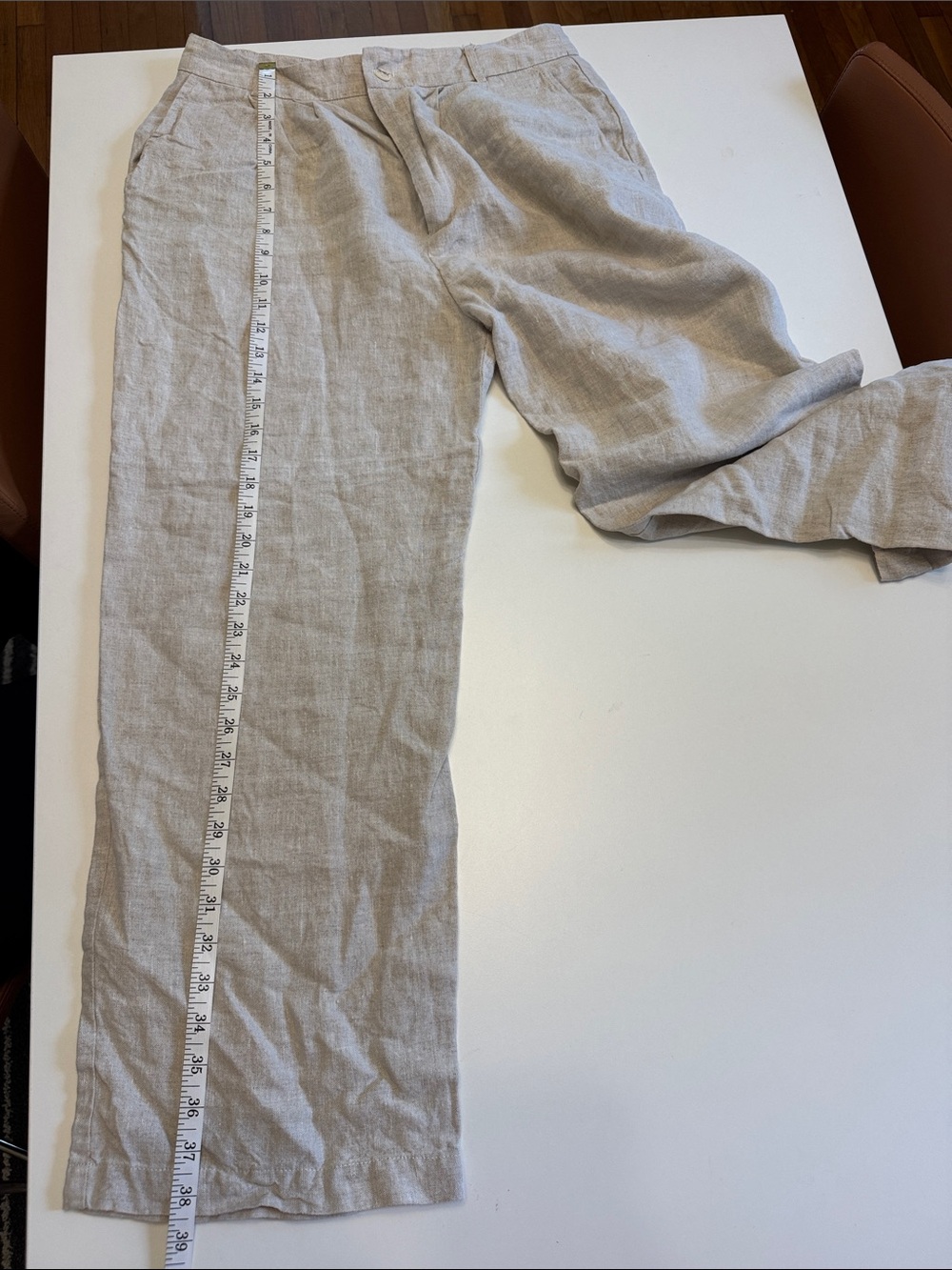 Reformation linen trousers